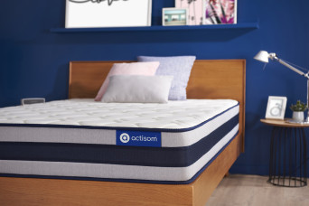 Matelas 100x190 cm Ressorts ensachés et Mémoire de forme - Actiflex Ergo