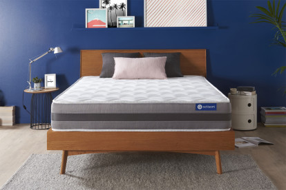 Matelas 133x182 cm Ressorts ensachés et Mémoire de forme - Actiflex Relax