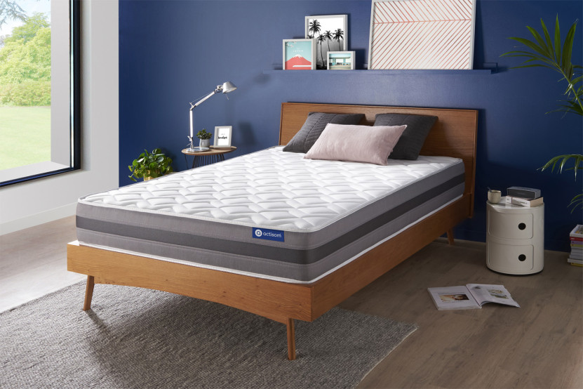 Matelas 180x220 cm Ressorts ensachés et Mémoire de forme - Actiflex Relax