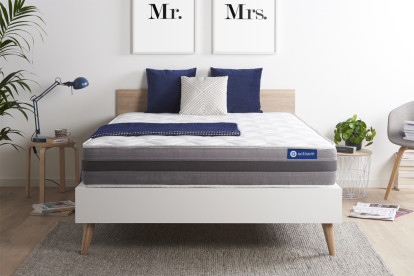 Matelas 130x190 cm Latex et mémoire de forme - Actilatex Relax