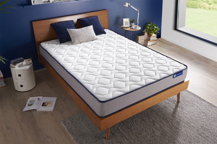 Matelas 80x220 cm Ressorts ensachés et Mémoire de forme - Actiflex Form