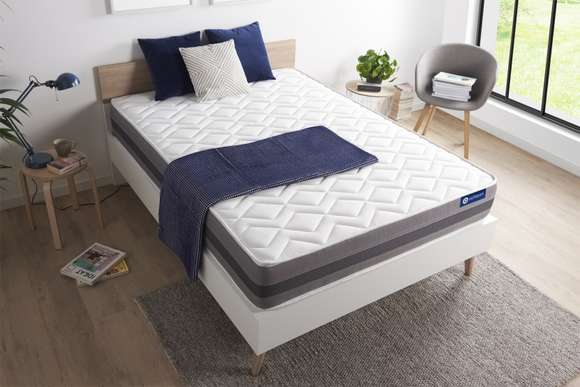 Matelas 130x220 cm Latex et mémoire de forme - Actilatex Relax