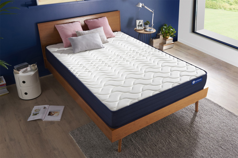 Matelas 105x190 cm Ressorts ensachés et Mémoire de forme - Actiflex Life