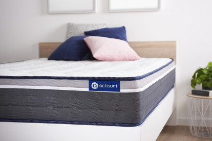 Matelas 100x190 cm Latex et mémoire de forme - Actilatex Plus