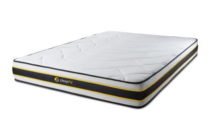 Matelas 160x195 cm Ressorts ensachés et Mémoire de forme - Flexy