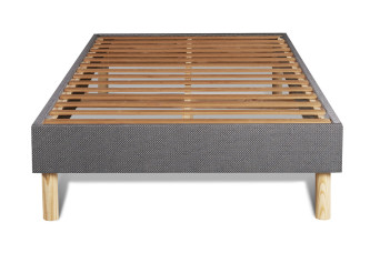Sommier Tapissier à Lattes 90x200 cm - En kit à monter soi-même