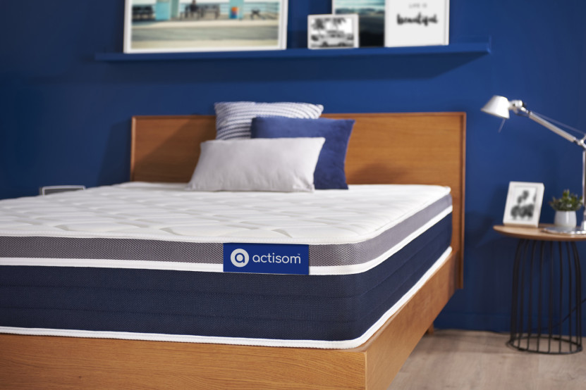 Matelas 70x210 cm Ressorts ensachés et Mémoire de forme - Actiflex Confort