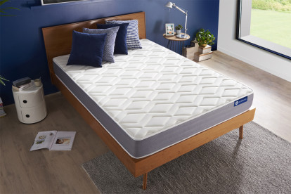 Matelas 100x190 cm Ressorts ensachés et Mémoire de forme - Actiflex Dream