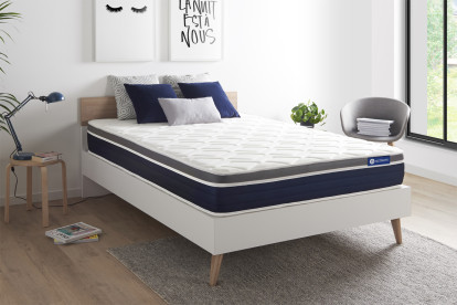 Matelas 135x190 cm Latex et mémoire de forme - Actilatex Confort