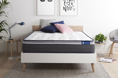 Matelas 135x190 cm Latex et mémoire de forme - Actilatex Plus