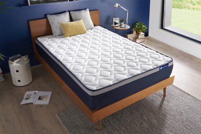 Matelas 80x200 cm Ressorts ensachés et Mémoire de forme - Actiflex Max