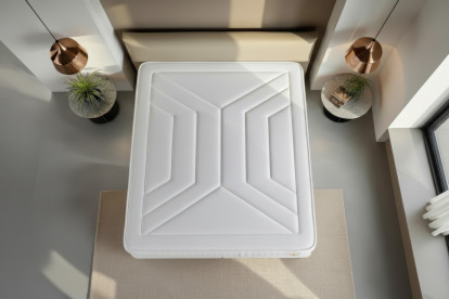 Matelas 140x200 cm Ressorts ensachés et Mémoire de forme - Vingt-Quatre