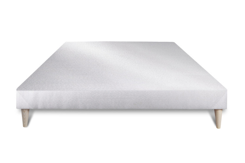 Ensemble Matelas Sommier 160x200 cm - Sommier Blanc (déjà monté) - Active