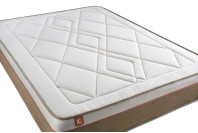 Pack lit complet 200x200 cm - Matelas + 2 Sommiers Beiges + 2 oreillers + Couette - Le Soyeux Pack lit complet 200x200 cm - Matelas + 2 Sommiers Beiges + 2 oreillers + Couette - Le Soyeux