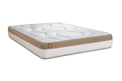 Ensemble Matelas Sommier 180x200 cm - 2 Sommiers Beige - Le Cosy
