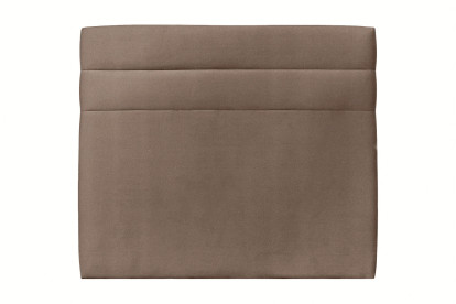 Tête de lit 180 cm Lignes - Tissu Velours Taupe
