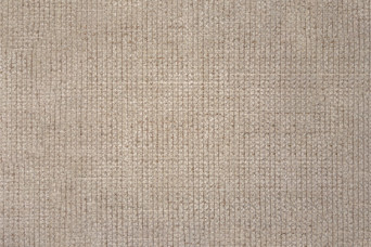 Lit 140x190 cm - Sommier tapissier H29 cm + tête de lit à lignes - Tissu Toile natté Beige Brun