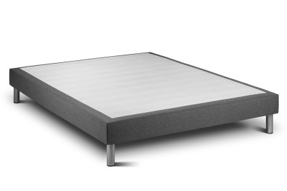 Ensemble Matelas Sommier 140x200 cm - Sommier Gris (déjà monté) - Vitalmemo One