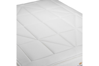 Ensemble Matelas Sommier 120x200 cm - Sommier Noir (déjà monté) - George V